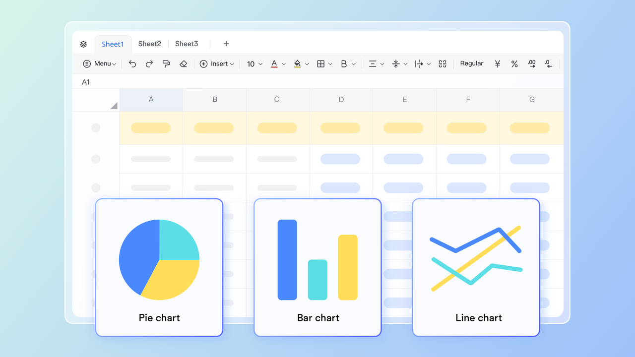 Manage data and documentation together in Lark Sheets
