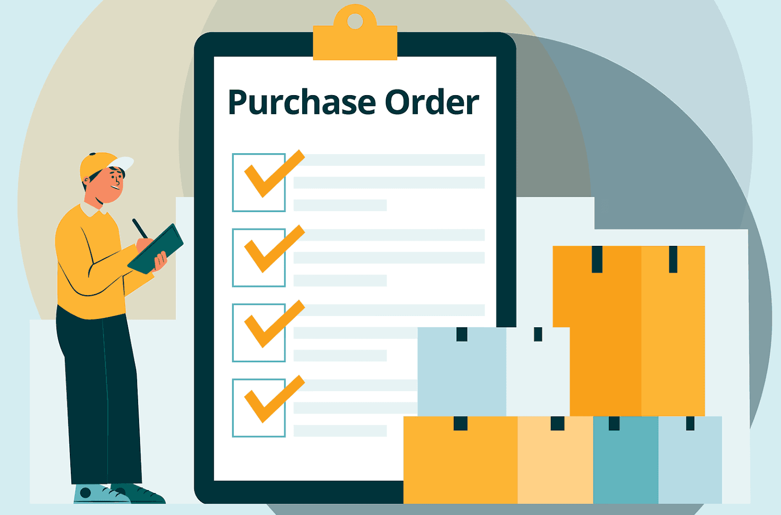 A purchase order management system