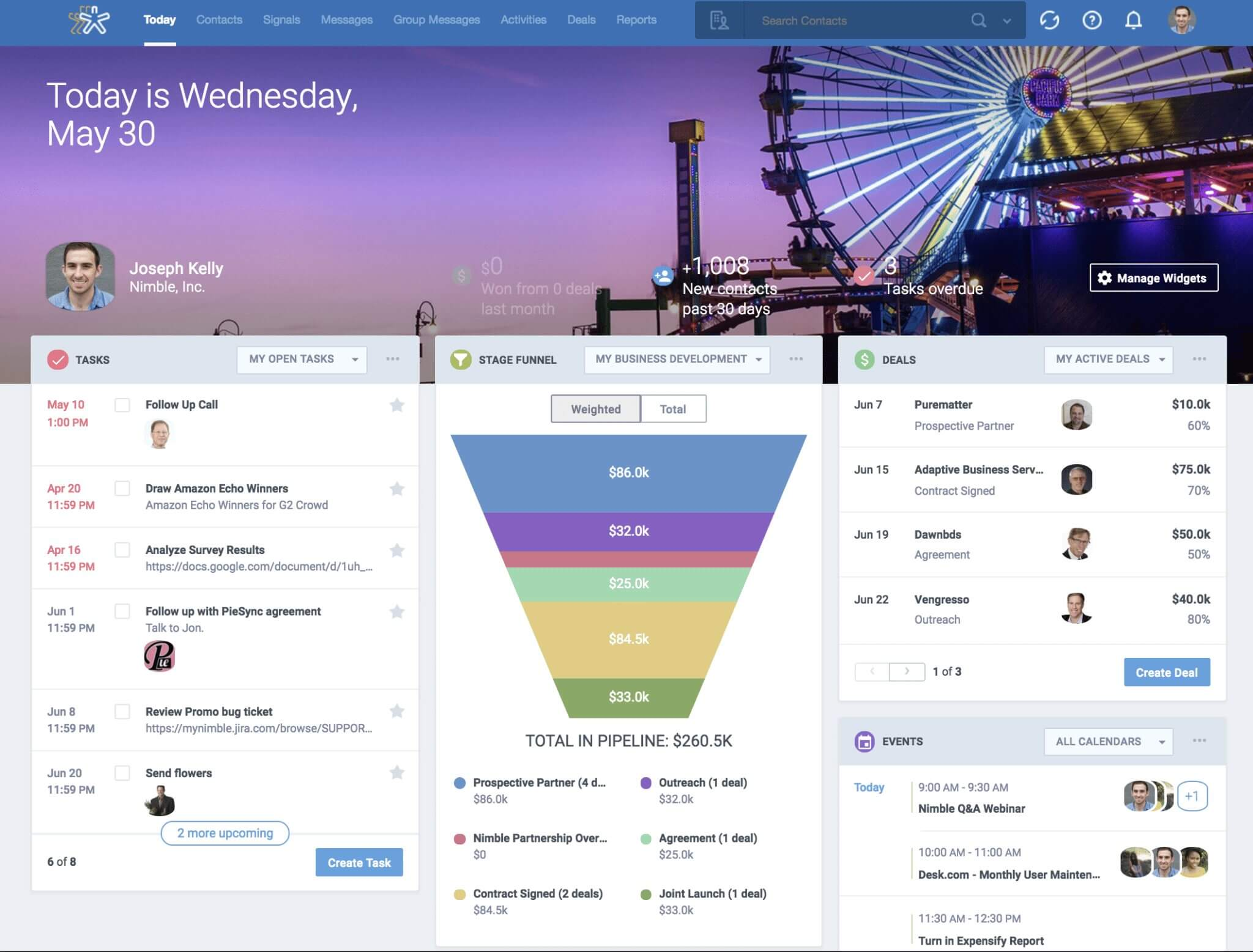 Nimble relationship-focused CRM platform