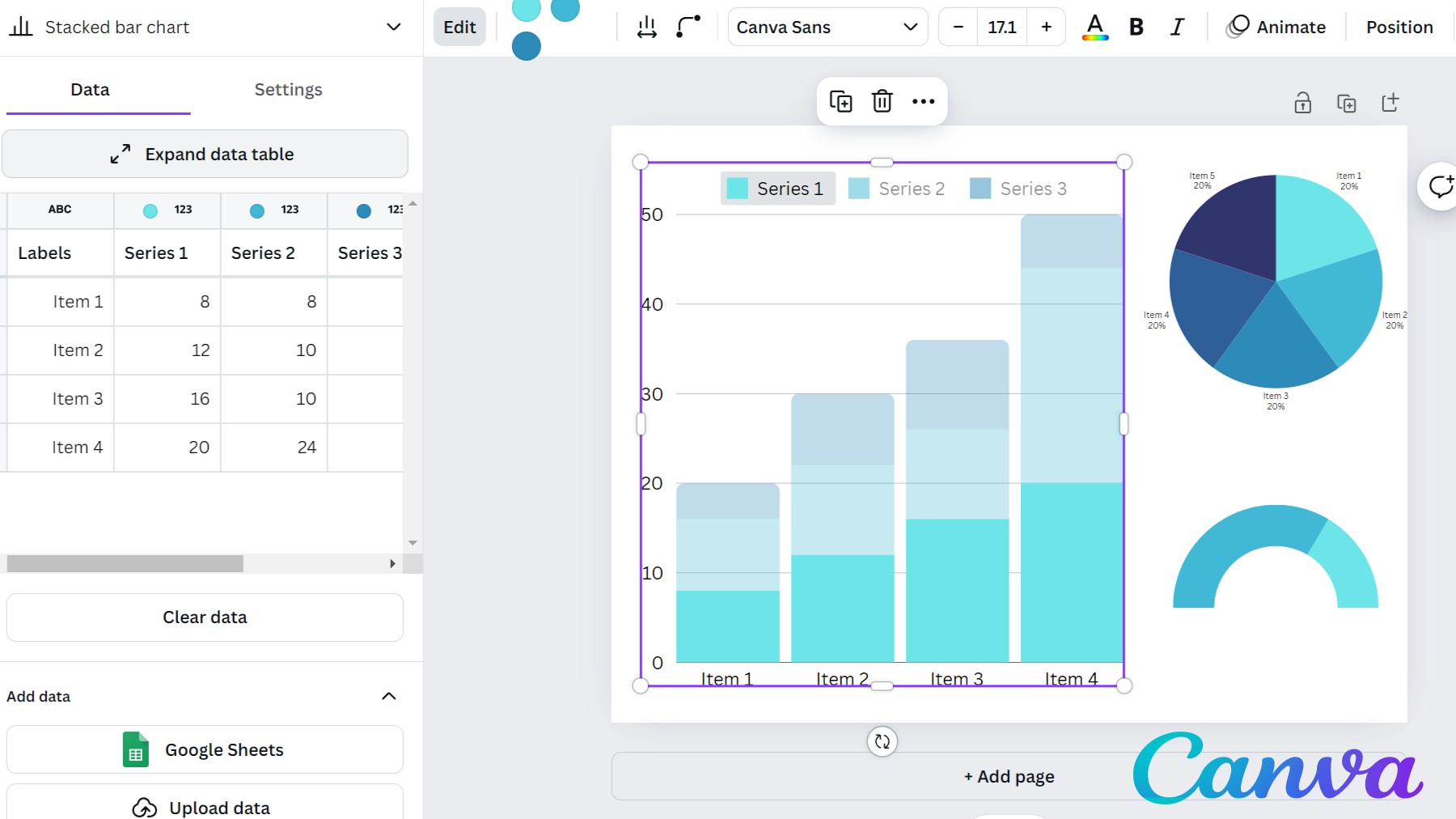 Infogram marketing-ready interactive chart maker