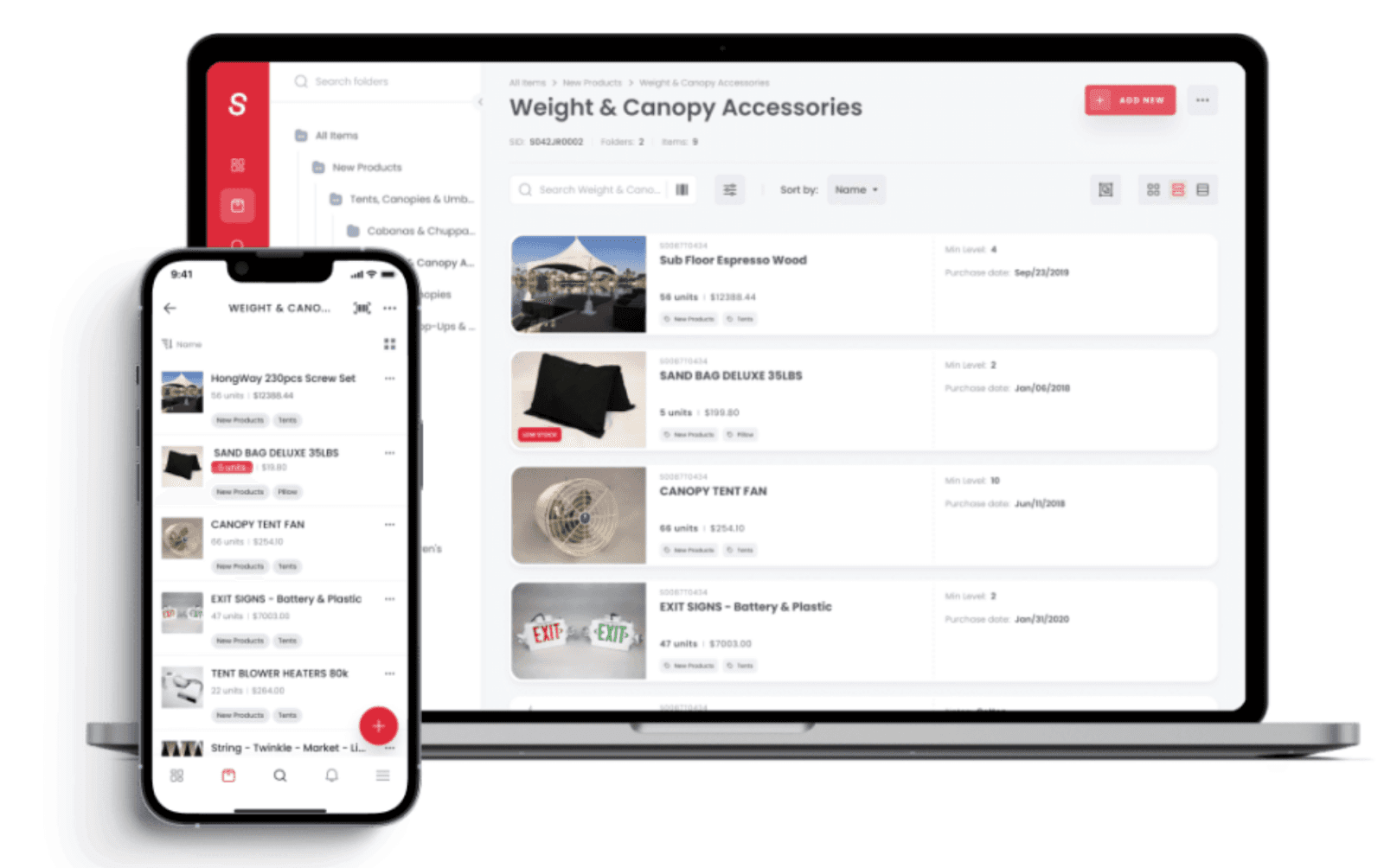 Inventory simplified with Sortly&nbsp;