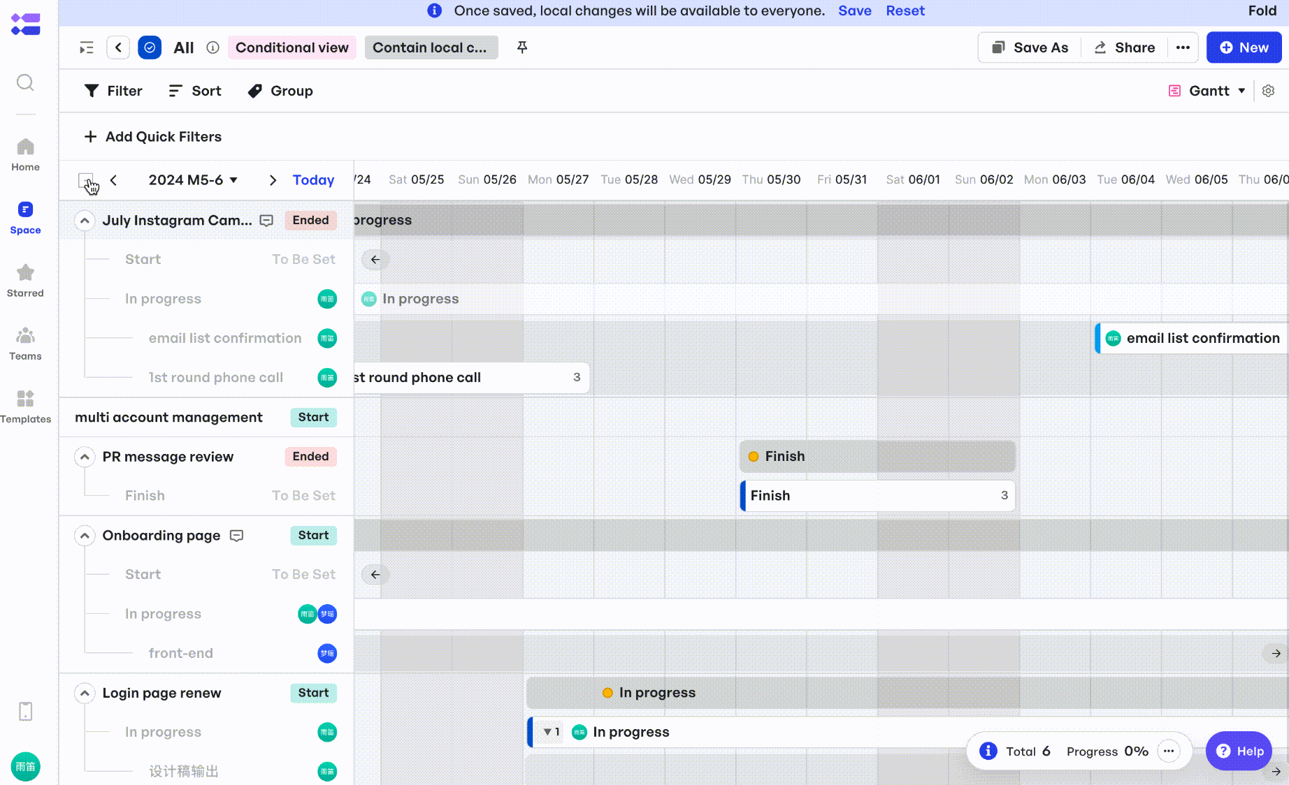 Meegle: Lightweight and user-friendly timeline planning tool