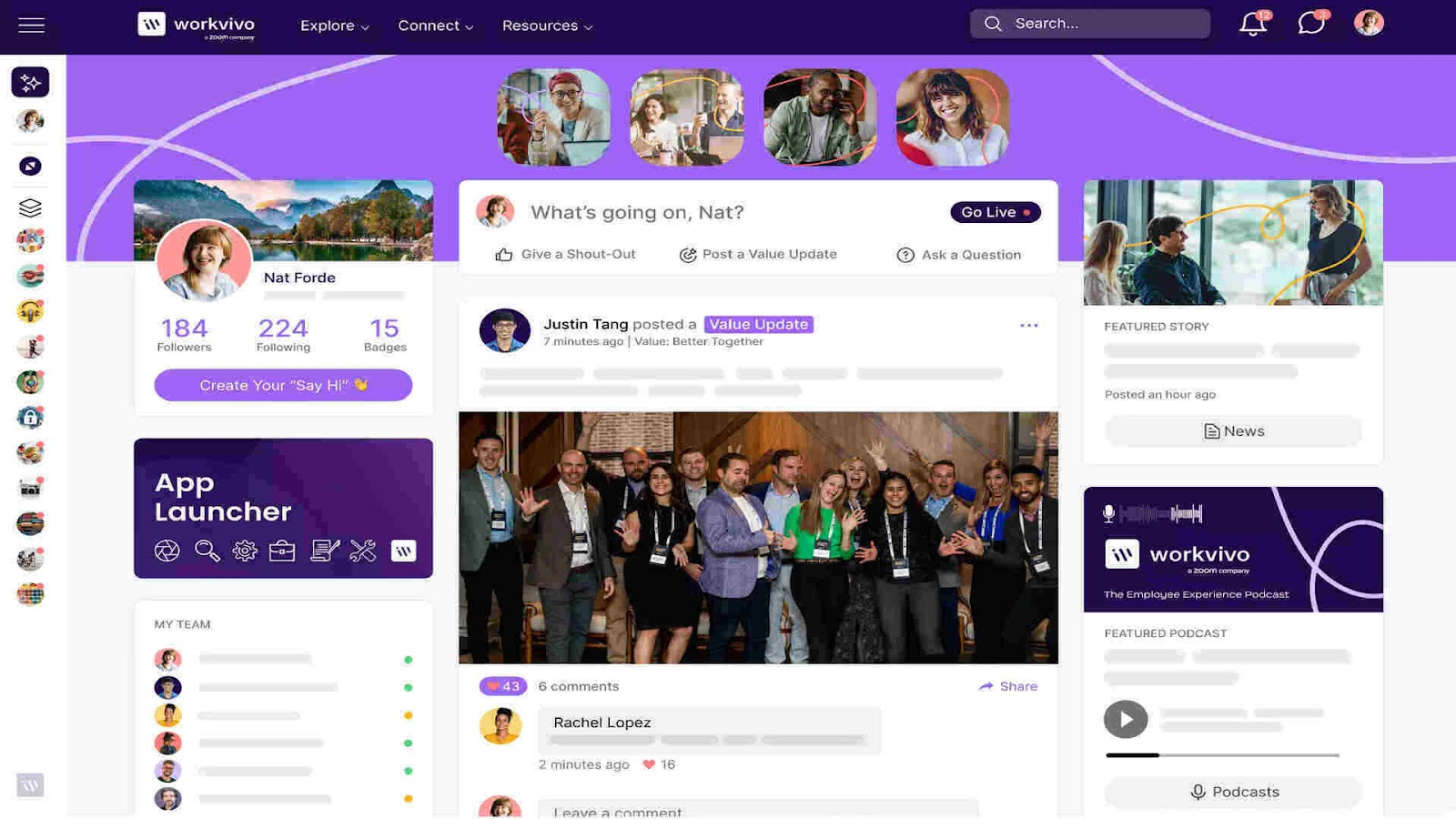 Workvivo is an employee experience platform